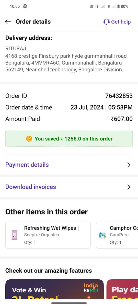 rrajput1010's tweet image. Frustrated with @ParkPlusApp—20 days since my order and still no delivery or refund. Customer service hasn’t been helpful. Any updates or solutions? #CustomerService #OrderIssues"