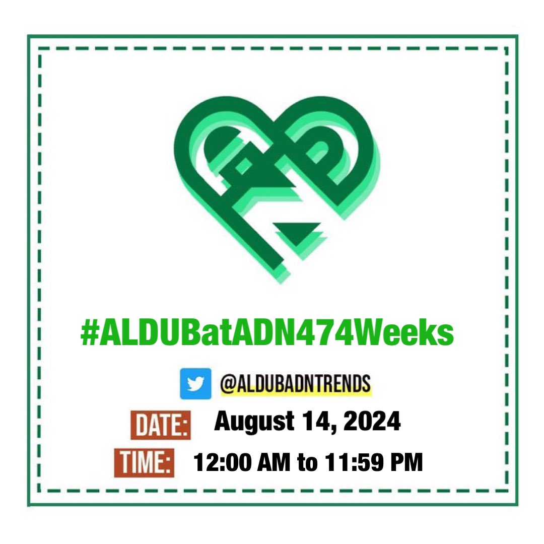 #ALDUBatADN474Weeks it is! Happy weeksary, #ADNFAM!