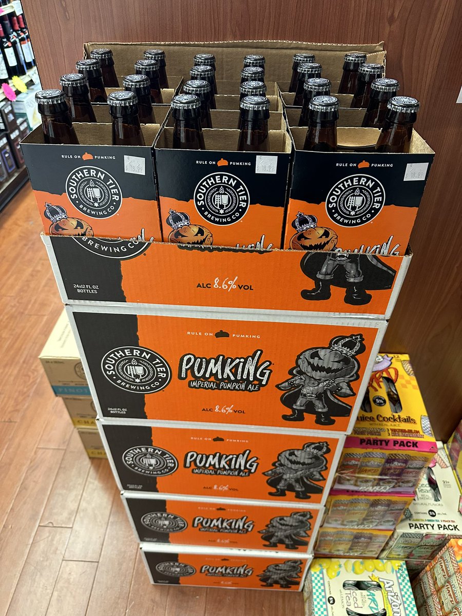 Is it too early?  Pumpkin beer now in stock.   #pumpkin #pumpkinseason #pumpkinspice