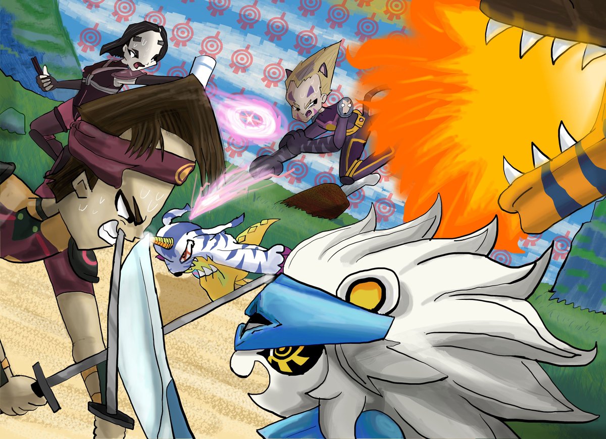 Emenxupo's tweet photo. Yumi: Parece que mejoro sus soldados desde la ultima vez.
Odd: Estarían cool si estas cosas
no trataran de eliminarnos
Ulrich:¡¡JEREMY, NECESITAMOS LOS REFUERZOS!!
Feliz día de digimon atrasado😅😅
#Codelyoko #code #lyoko #digimon #digitalart #dibujo #fanart https://t.co/JpccL2TqFi