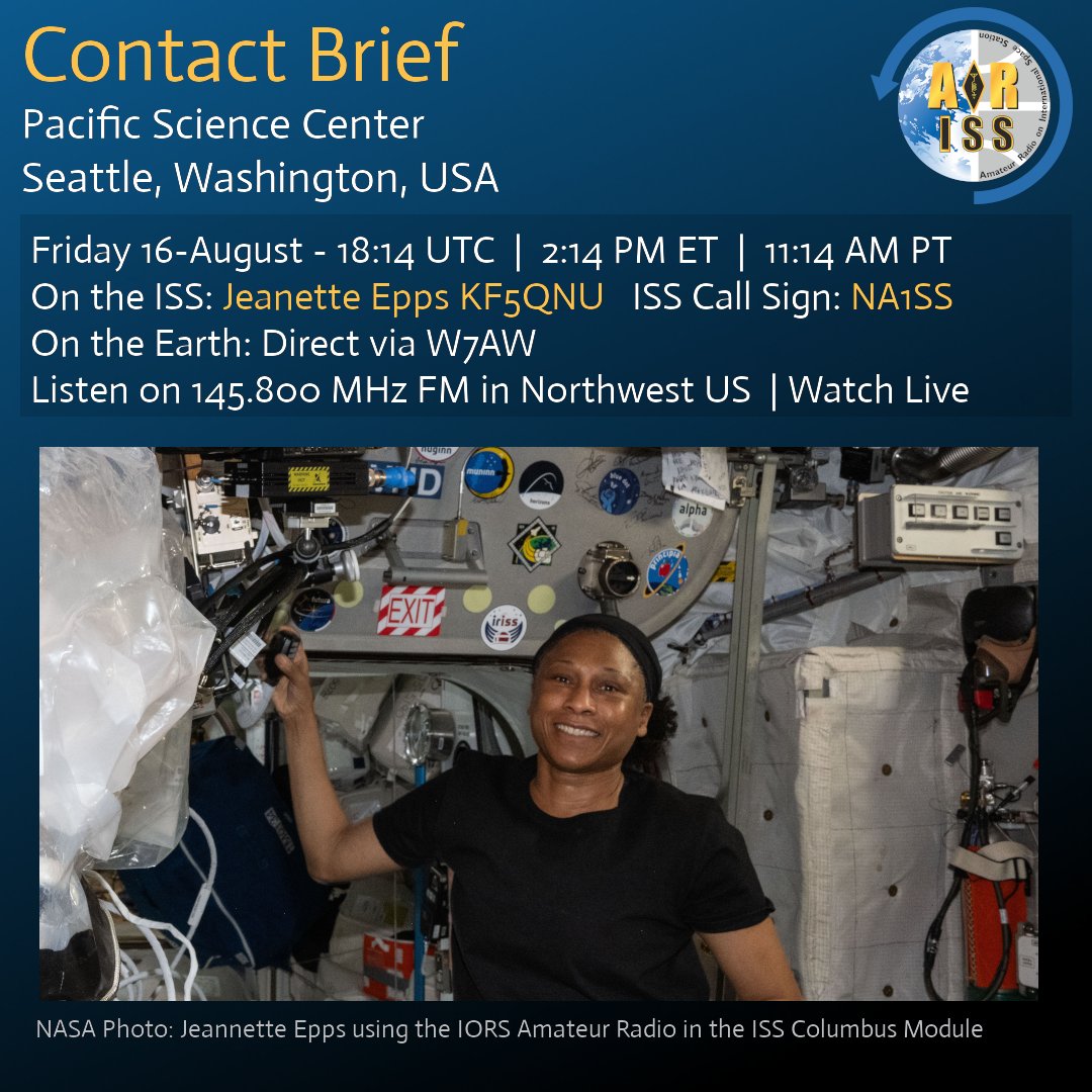 ARISS - Amateur Radio on the ISS tweet media