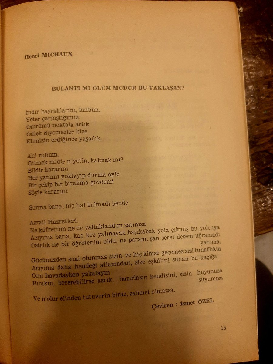 demsahaf's tweet photo. Henry Michaux şiiri
İlhan Berk ve İsmet Özel çevirileri
Hangisi daha iyi ? https://t.co/DORkZFRexY