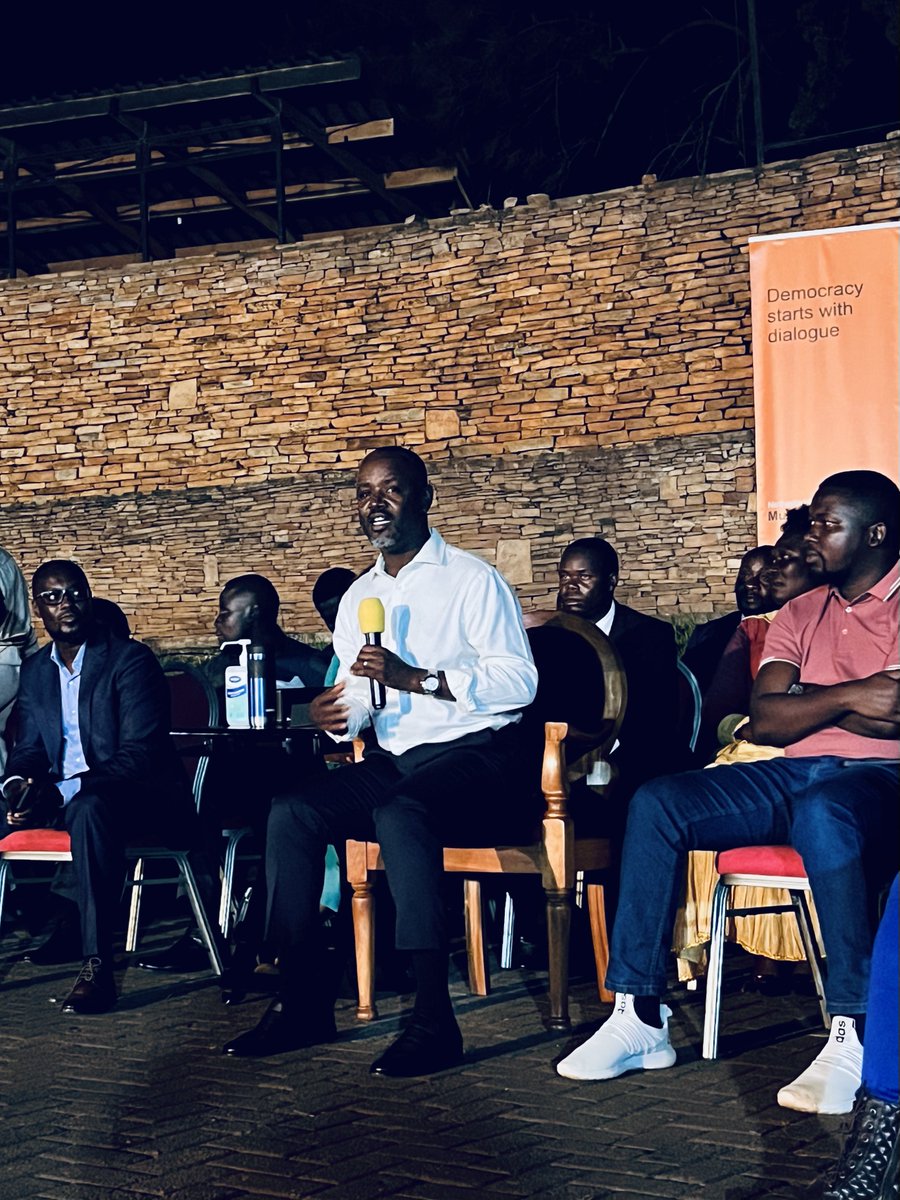AmanyaStuartJr's tweet photo. Rt. Hon. Thomas Tayebwa, “This is crucial for ensuring a healthy, democratic process and providing opportunities for leadership renewal. I believe that term limits are essential for fostering accountability and preventing the entrenchment of power.”

#FirePlaceConversation https://t.co/Y0qRI5mF5J