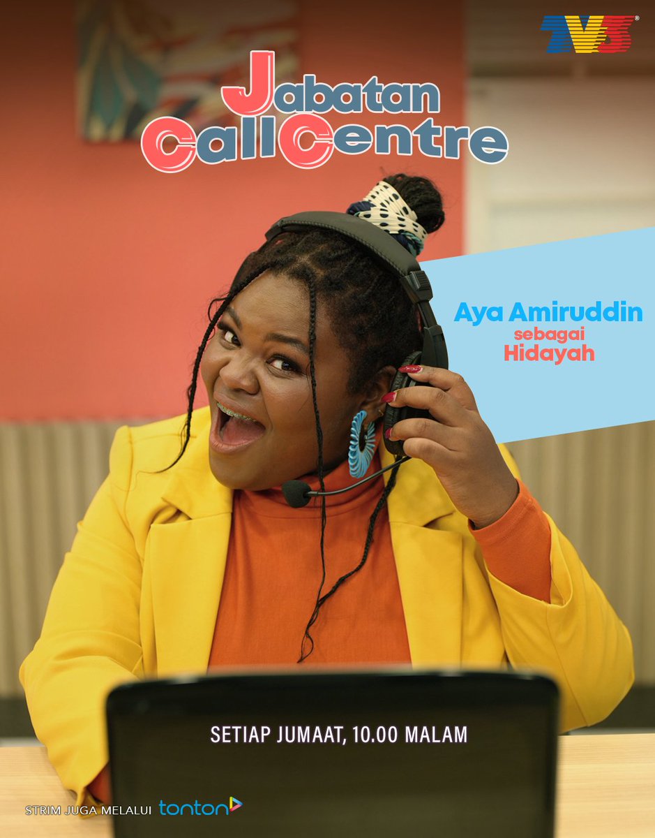 tv3malaysia's tweet photo. Dah get ready nak weekend, kita berhibur dulu layan Jabatan Call Centre di TV3! π«°
Jabatan Call Centre | Jumaat | 10 malam di TV3
Strim juga melalui Tonton
#Sitkom #JCC #JabatanCallCentre https://t.co/P8fCwBBTnv