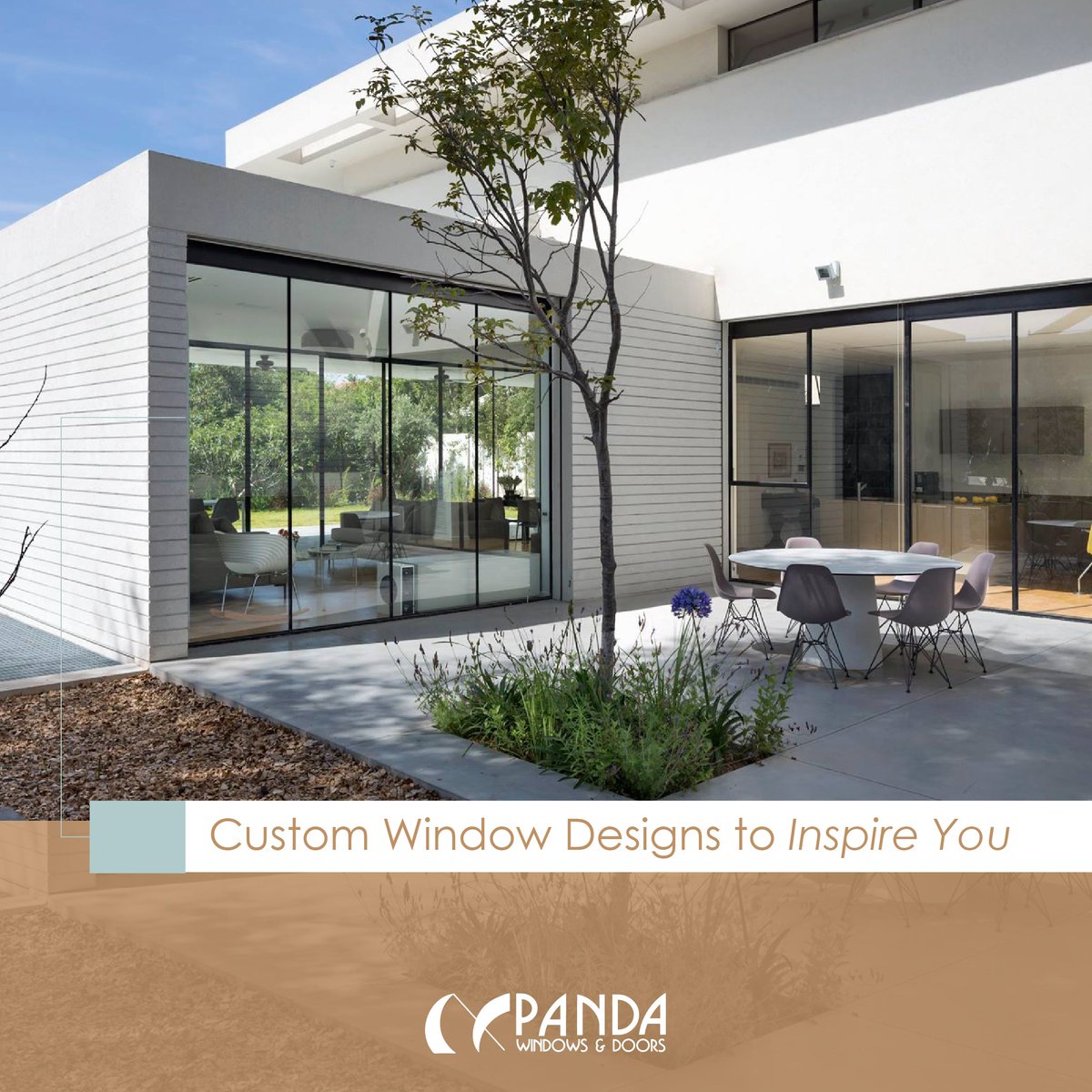 PandaWindows's tweet image. Elevate your home&apos;s design with custom windows that reflect your unique style. With Panda Windows &amp;amp; Doors, you can create stunning views and flood your space with natural light, making every room a statement piece.

#customwindows #steelwindows #pandawindowsanddoors