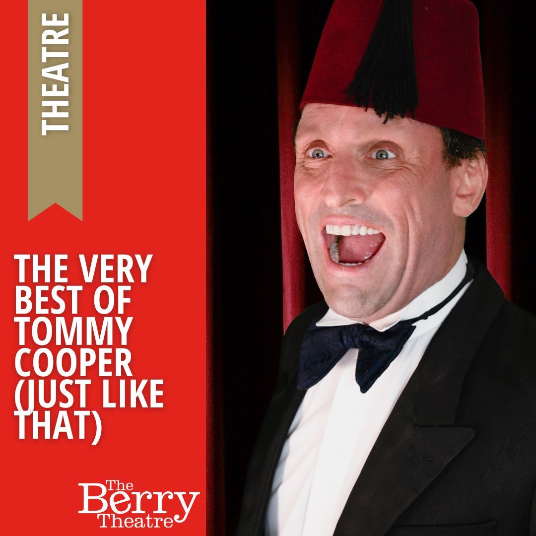 Don't miss this uproarious one-man show celebrating the comedic brilliance of Tommy Cooper, performed by award-winning star Daniel Taylor. 
Get your ticket now! buff.ly/4dJ2NHe