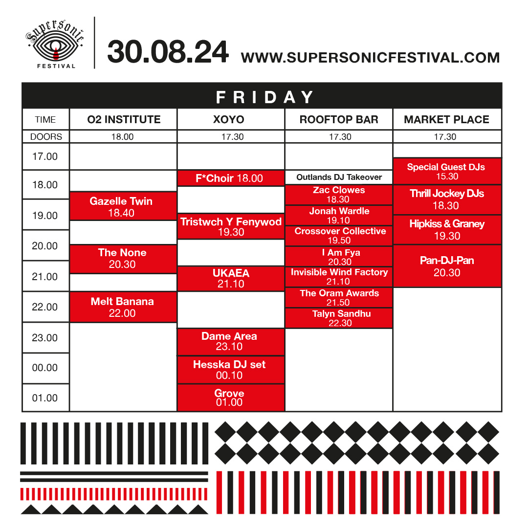 supersonicfest's tweet image. Supersonic 2024 Timetable!!🙌

The Supersonic 2024 timetable and box office
hours are now available! Grab a pen and get circling,
cause you won’t want to miss any of the mind-blowing
music, workshops and talks we have in store for you!

Download here: bit.ly/ss24_timetable