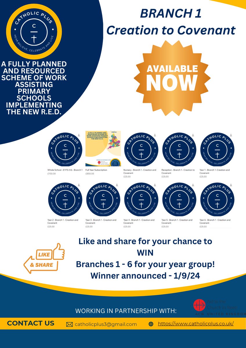 CatholicPlus123's tweet photo. 🎉EXCITING ANNOUNCEMENT 🎉

Get yourself ready for September!! 

All RE lessons planned and resourced for EYFS-Year 6! 

Like and share for your chance to win!! 

Visit our website and subscribe 🎉🤗 https://t.co/5GX3KOlW28