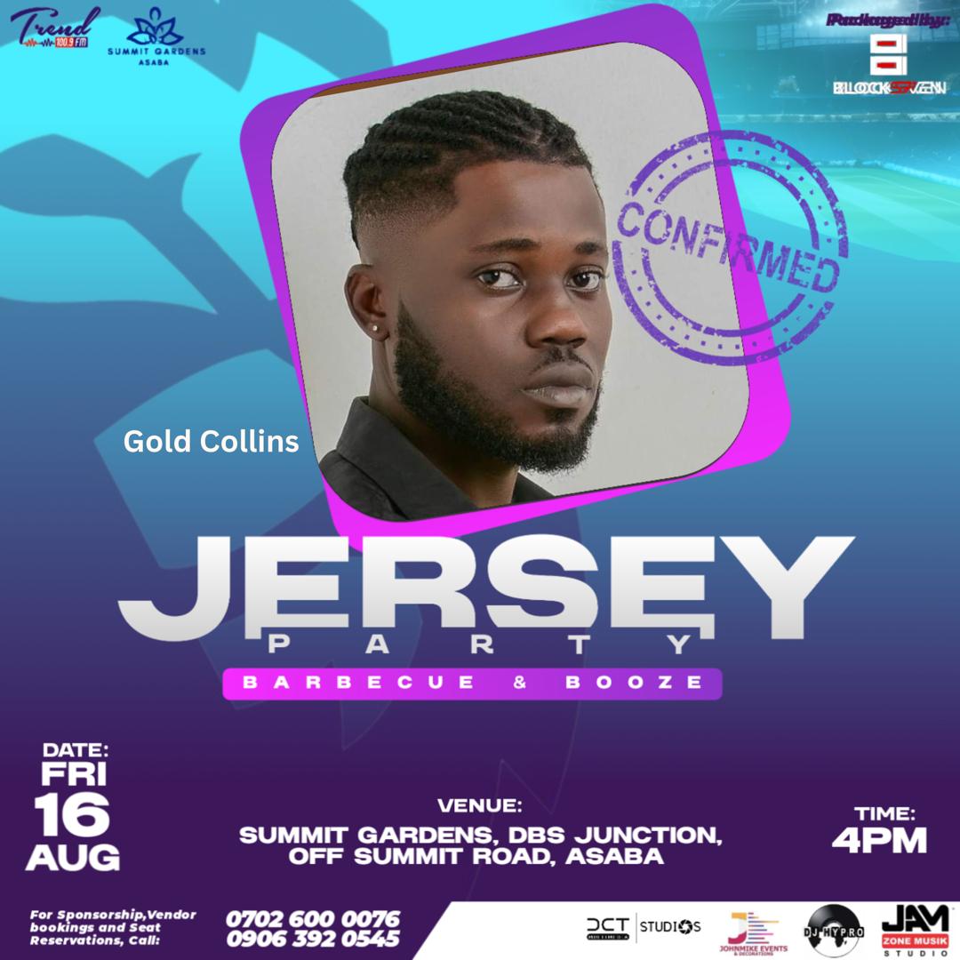 Goldcollins6's tweet photo. We are ready for the biggest sports event... 
#PremiumLeagueKickoff #JerseyParty #BarbecueAndBooze #LiveMusic #ArtistSpotlight #EventPromotion #MusicEvent #PartyTime #kickoffevent
#Asaba #2024premierleague https://t.co/GiWdTnpaiH
