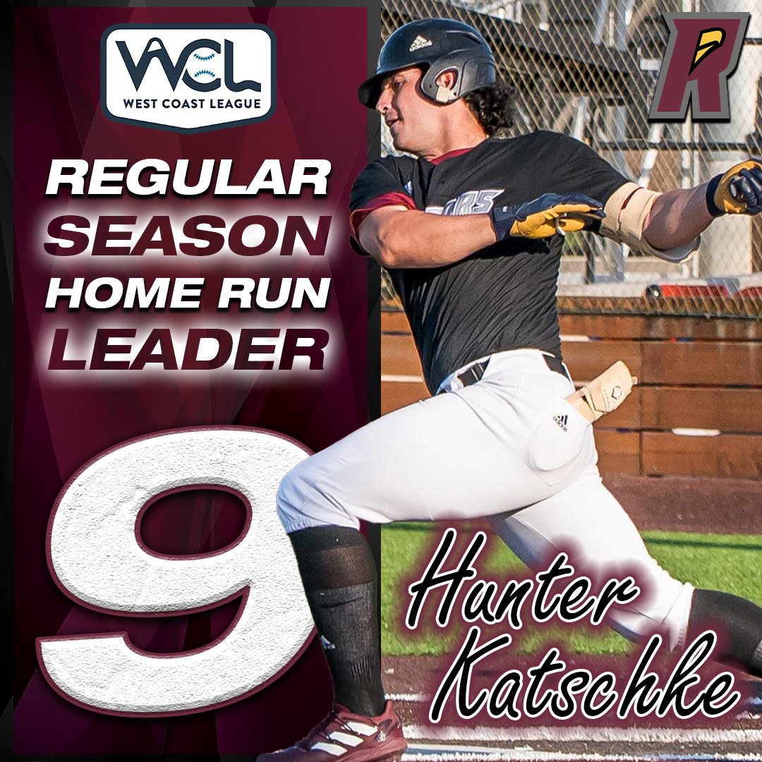 🏆 HOME RUN KING 🏆

Congrats to Hunter Katschke (<a href="/hkatschke10/">Hunter</a> / @UtahTech_Base) on leading the West Coast League with 9 bombs this summer! He is the 4th Raptor to claim the regular season HR crown 👑 💪