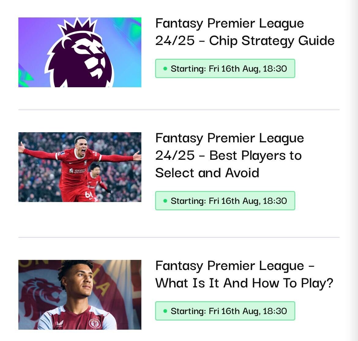 AndyRobsonTips's tweet photo. I've also hired an FPL Expert for the season.

He'll be sharing free tips and insight every week on Andy's Bet Club.

Save this link somewhere safe so you can always access it, there's a few pieces already live.

Fantasy Hub: https://t.co/u8aub0Z6Ru

Good luck. https://t.co/NWpKYxgR9b