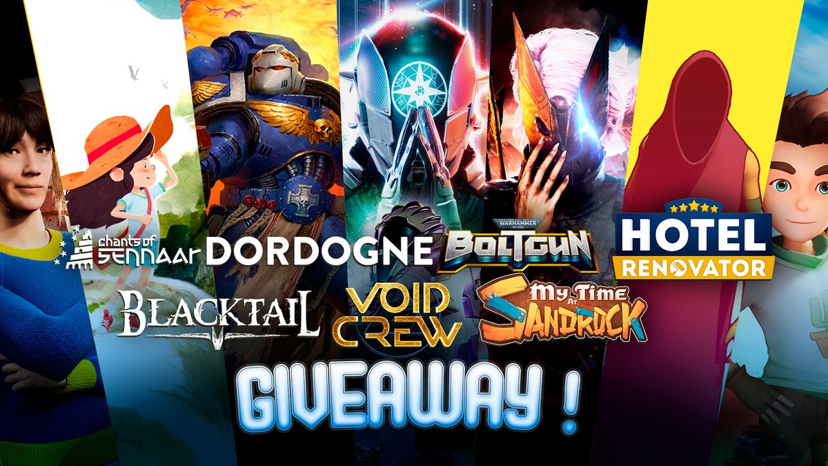 Focus_entmt's tweet photo. Today, we're happy to highlight the beautiful indie games we were lucky enough to publish with a giveaway! 🍀

You have until August 22 to RT this publication and follow us. We will randomly pick 3 lucky winners to choose a Steam key for one of the games listed below.

Let's go! https://t.co/bdFxvI4PfU