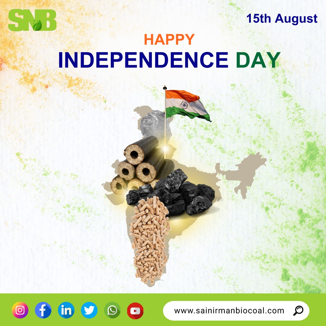 sn_biocoal's tweet photo. Celebrating the spirit of freedom and unity! 🇮🇳 This Independence Day, let's honor the sacrifices of our heroes and commit to building a greener, more sustainable India. Together, we can fuel the nation's growth with clean energy for a brighter future. Jai Hind! 🌿🚀 https://t.co/K9amwobwzg