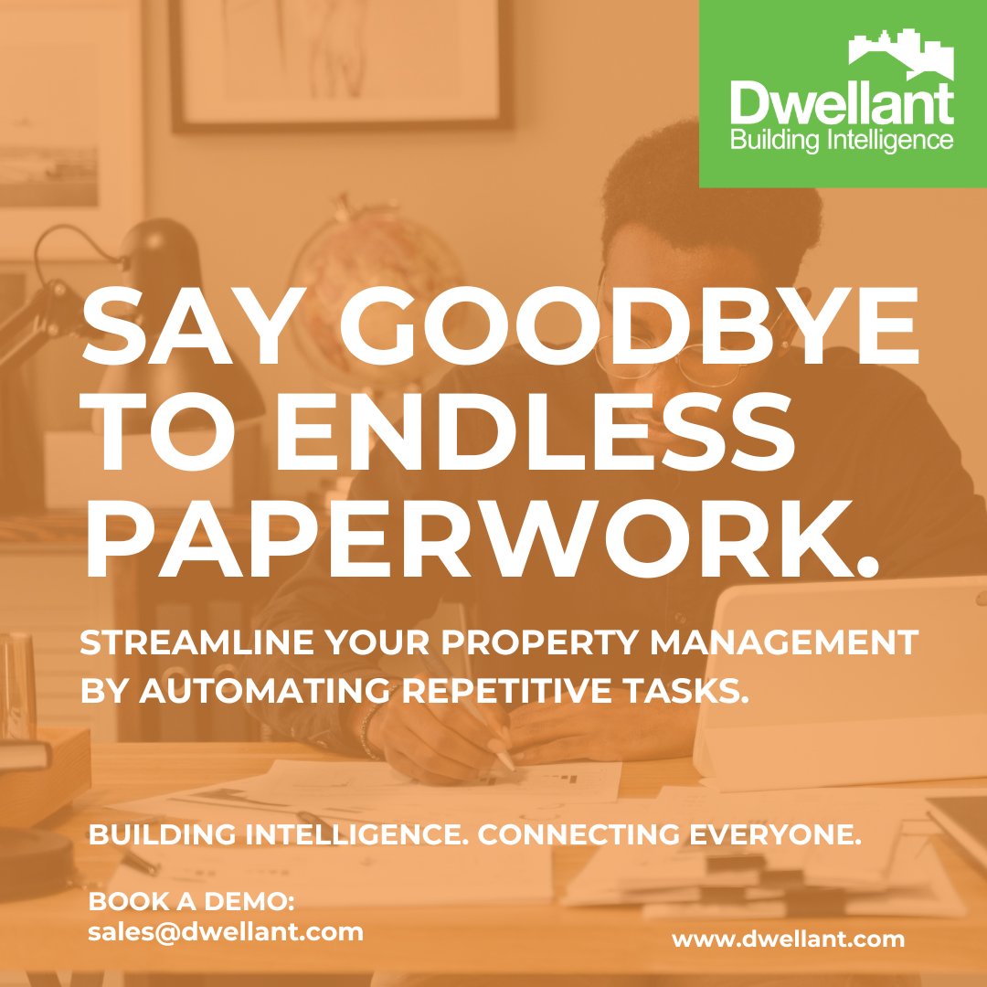 Dwellant's tweet image. Are you tired of managing your property with outdated, inefficient software? Say goodbye to paperwork and hello to modern management with Dwellant.
Book a demo:
t: 020 3397 2211
e: sales@dwellant.com
#proptech #propertymanagement #cloudbasedsoftware #landlords