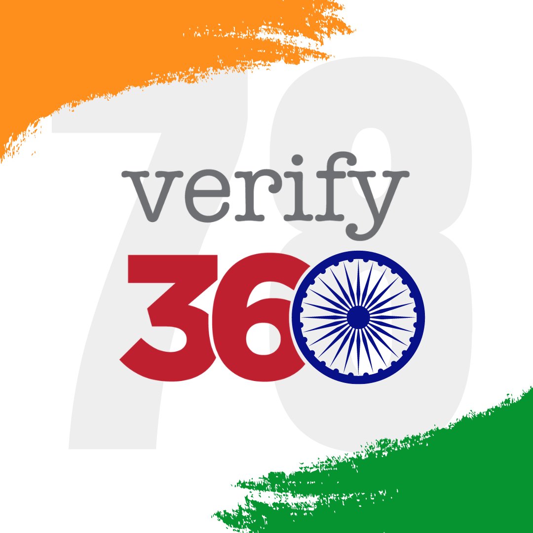 Verify360's tweet photo. Happy Independence Day, India  🇮🇳 Today, we honor the courage of our freedom fighters and celebrate the unity and diversity of our great nation.  

#IndependenceDayIndia #Verify360 #ProudToBeIndian! https://t.co/rM3j2Btlks