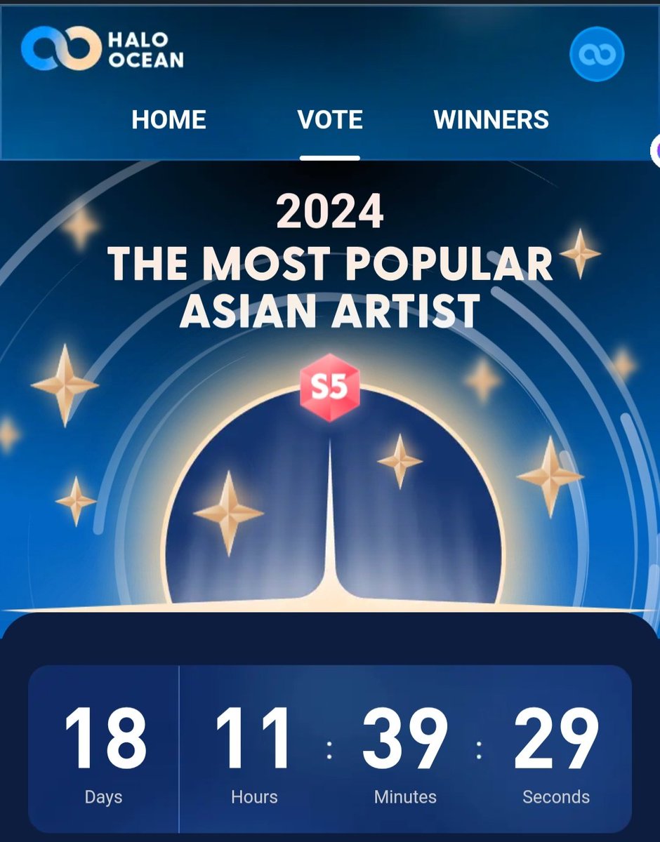🌊HaloOcean 2024 The Most Popular Asian Artist

Day 2   15:08:2024

I vote for #BuildJakapan

✅ haloocean.com/?sid=f2h5al6d

RT QRT this post to claim tickets for the event

300+ RT > 300+ tickets

#BuildJakapan #Beyourluve <a href="/JakeB4rever/">BIU.</a>