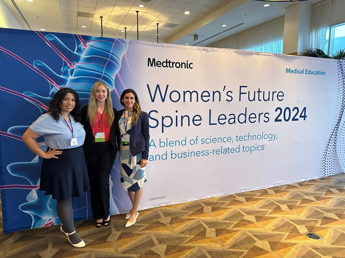 Dr. Roxana Beladi, alongside peers, at the 2024 Medtronic Women's Future Spine Leaders Conference in San Diego