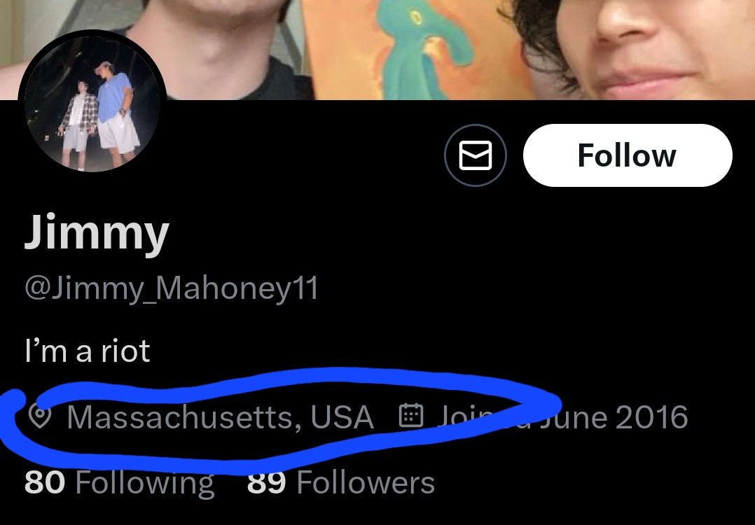 Massachusetts resident, opinion discarded