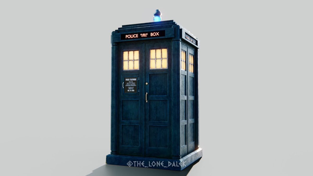 The Lone Dalek 3D Artist tweet media