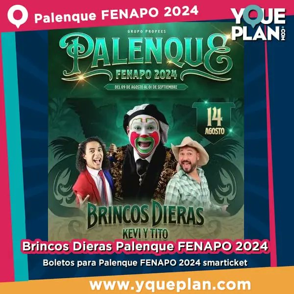 yqueplan_com's tweet photo. HOY Brincos Dieras Palenque FENAPO 2024 ‼️
Todos los detalles en tu #guia favorita de eventos :
📲 https://t.co/kKK2tMxEfT
#BrincosDieras #chamoy #palenquefenapo2024 #PalenqueFenapo #FENAPO2024 #FENAPO #slp2024 #EventosSLP https://t.co/9278O33ZNw