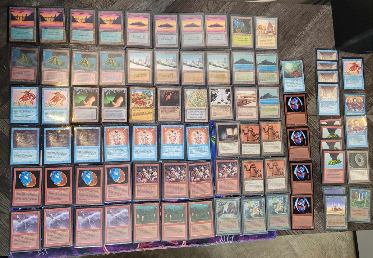 fourhorsemenmtg's tweet photo. Check out these Four Horsemen Old School Magic Quarter Finals Decks from our Tournament 13!

And Join us for our Upcoming Tournament 15 https://t.co/YYatEp6HRe

#oldschoolmtg #oldschoolmagic #osmtg #mtgoldschool #mtgvintage #vintagemtg #mtg #magicthegathering #wotc #mtgaddict https://t.co/mdt7JVFz8L