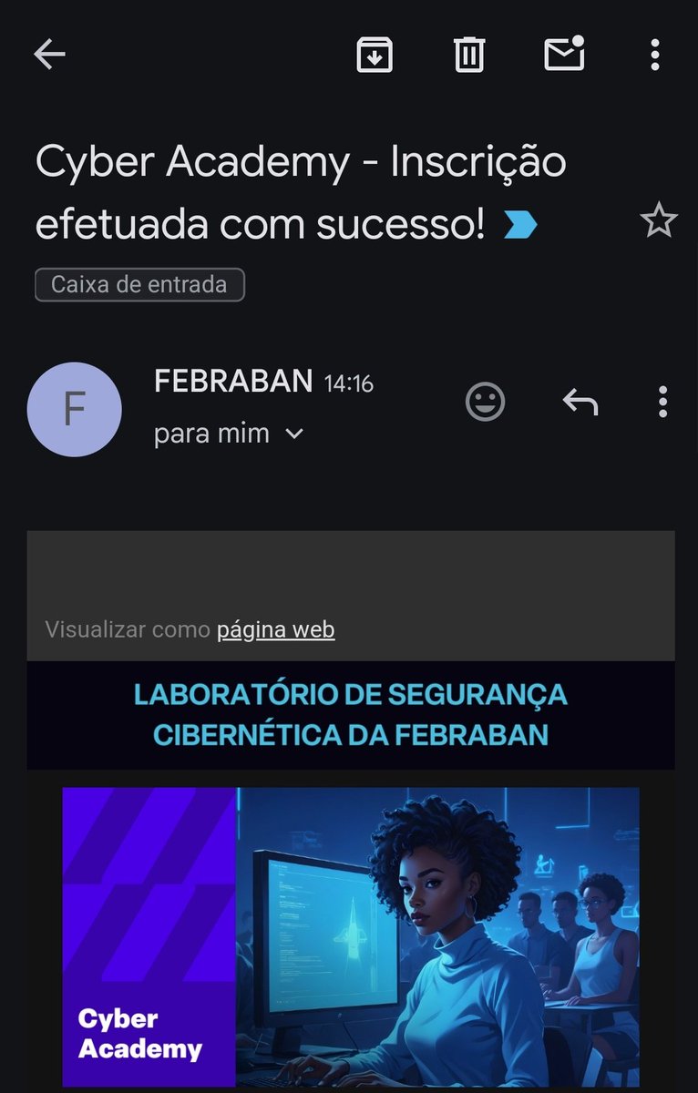 eu já tava achando que não ia conseguir entrar na turma
alguém mais vai fazer??
#bolhadev #bolhasec
<a href="/sseraphini/">Sibelius Seraphini</a>