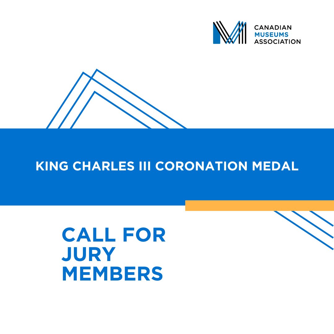 Strong museum knowledge &amp; passion for excellence? Join our CMA jury to select King Charles III Coronation Medal recipients! Available 1st week of Nov? Apply now! Learn more &amp; apply: bit.ly/46KLrrc