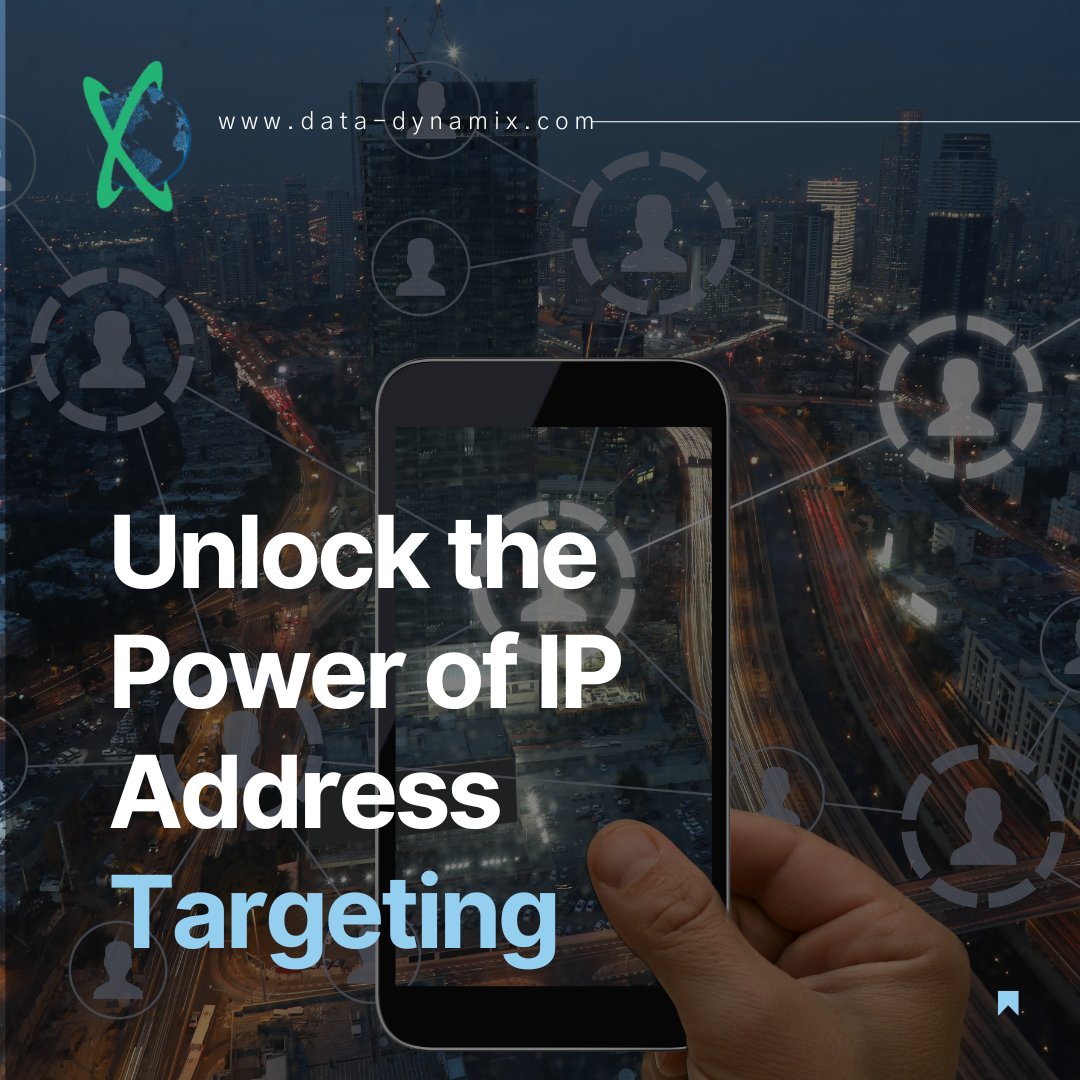 DataDynamix1's tweet image. Discover the benefits and best practices of IP Address Targeting! This strategy offers precision by serving ads to specific locations, ensuring relevance with higher engagement and conversion rates, and reaching all devices on a targeted network.

#digitalmarketing #iptargeting