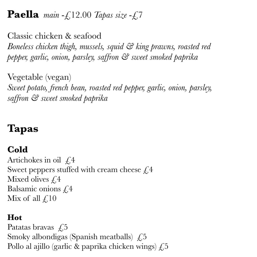 Don’t miss Spanish Night tomorrow evening at Suffolk Distillery!🇪🇸

This week’s food truck is <a href="/bishopcatering/">Bishop Catering</a> , who will be serving delicious Paella and Tapas from 5pm!🥘 

Drinks will also be available at the bar and our shop will be open🥂

We can’t wait to see you there!🤩☀️