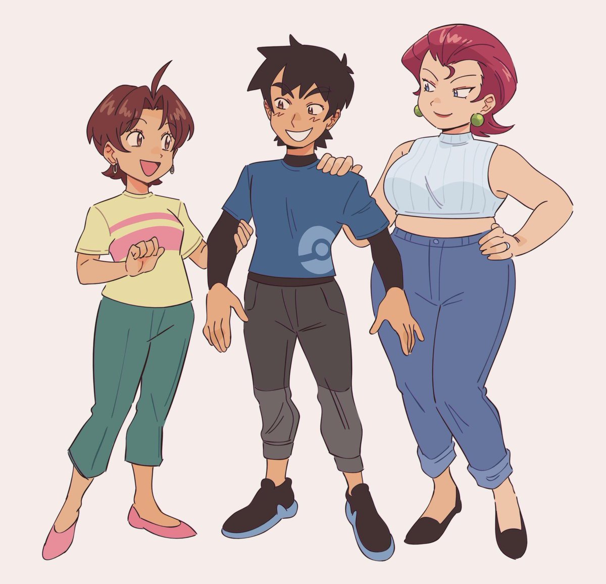 kianamaiart's tweet photo. 20 y/o ash and his moms https://t.co/MKKnLYSQxW
