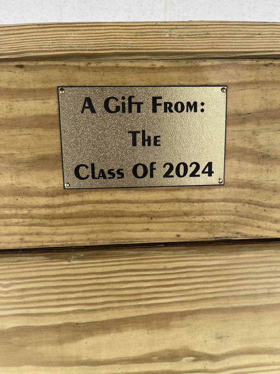 Big upgrade to our home dugout…thanks to the Class of 2024 for their contributions to our program, both on the field and for years to come!