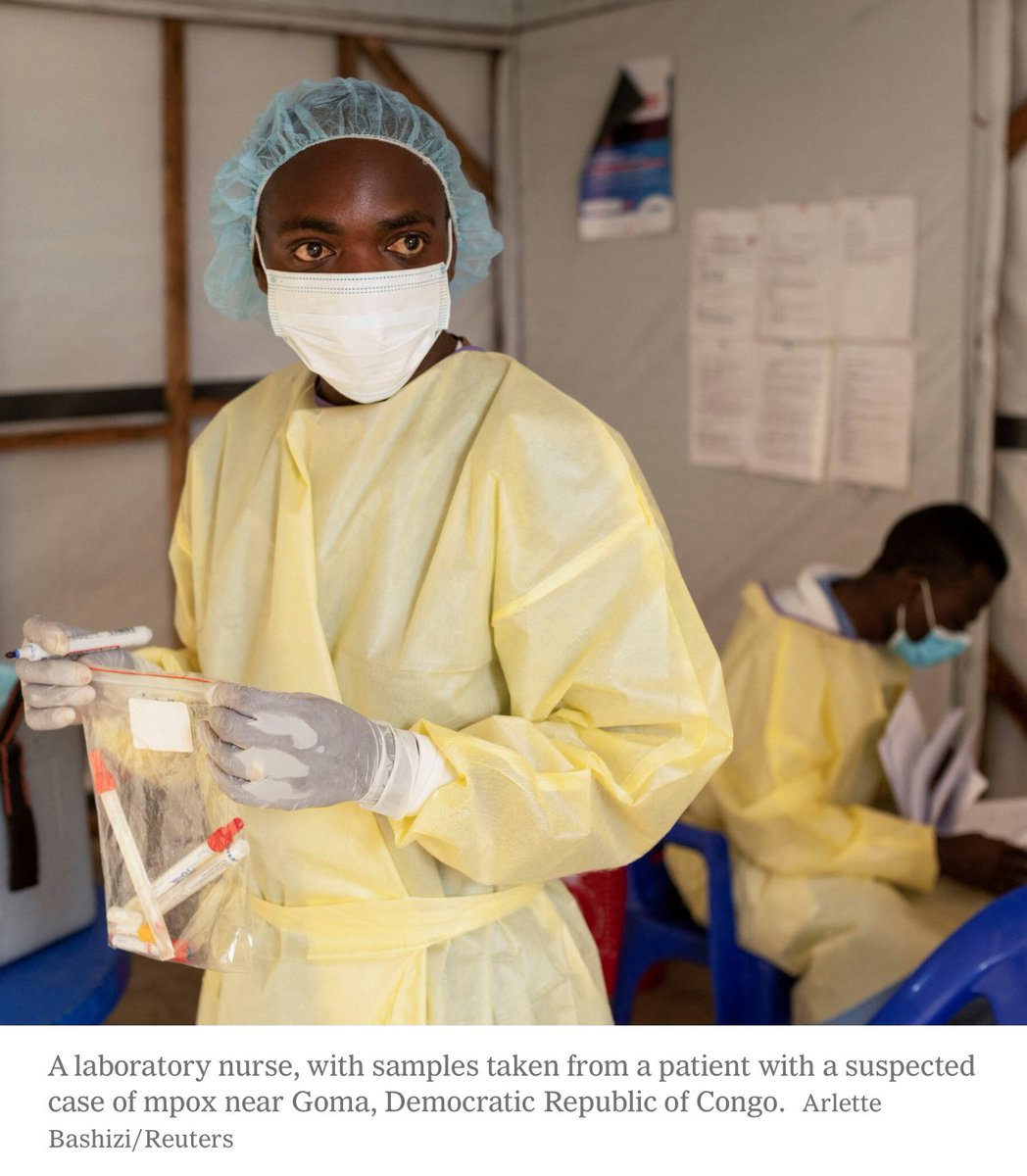 JUST IN— W.H.O. Declares Global Emergency Over New Mpox Outbreak. The threat this time is deadlier. Since the beginning of this year, the Democratic Republic of Congo alone has reported more than 14,000 mpox cases and 524 deaths. Those most at risk include women and children