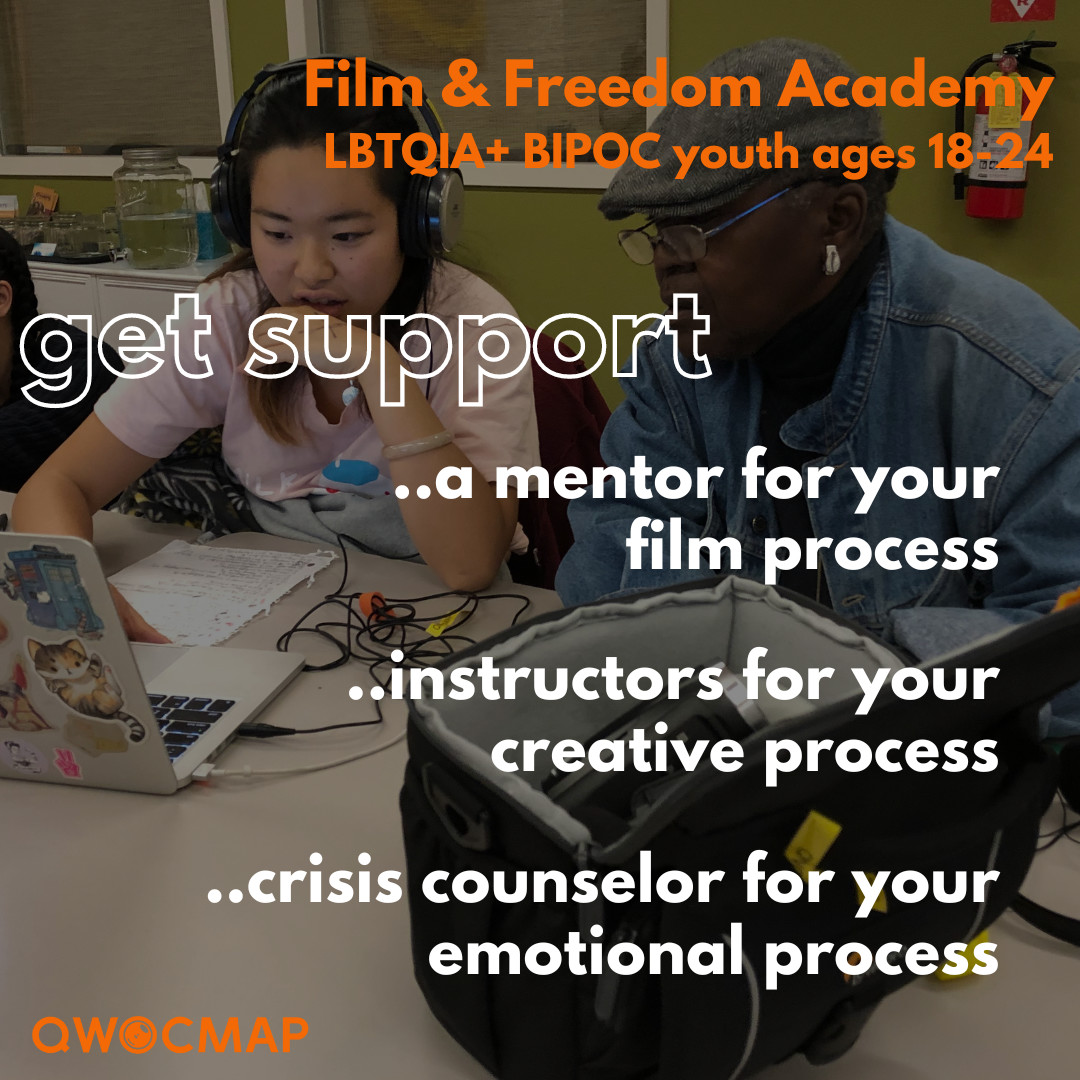 Registration is OPEN for QWOCMAP's Film &amp; Freedom Academy Youth Cohort!

The FREE workshop offers LBTQIA+ BIPOC filmmakers a $500 stipend to make a 5-minute short film that will screen at the 2025 Queer Women of Color Film Festival.

Register by Sep. 4: qwocmap.org/make-films/fil…