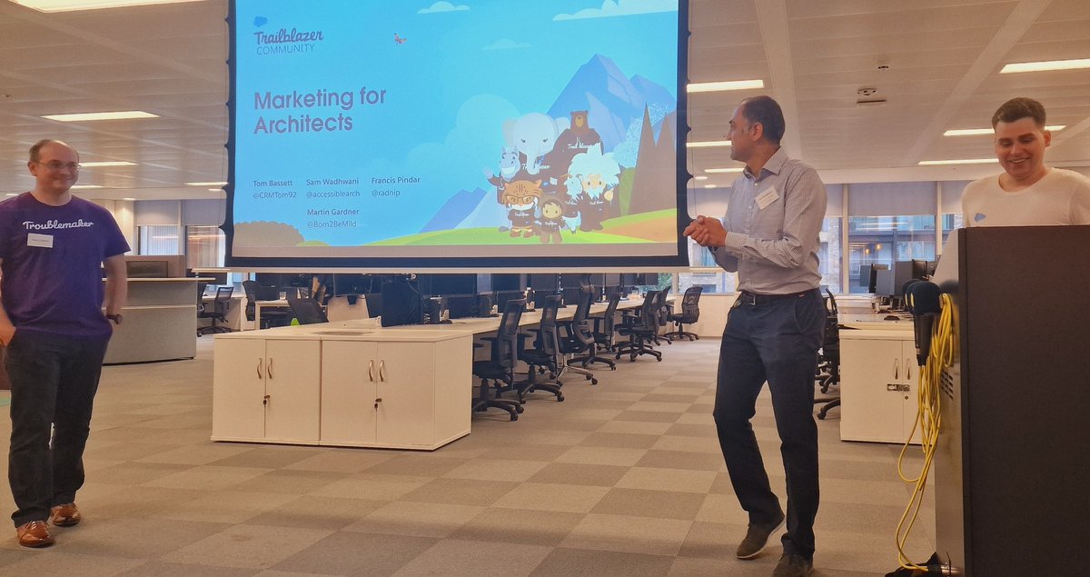 OnThePeiroll's tweet image. Marketing for Architects?! 😆

Can&apos;t wait for tonight&apos;s @LDNArcs meetup at @lendinvest office in London! Also tq co-sponsor @ElementsCloud

Are we going to hear about Marketing Cloud integration?

Sounds like an interesting sessions
#LDNArcs with @accessiblearch and @CRMTom92