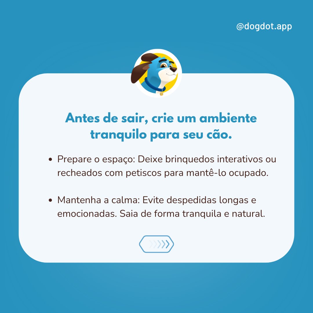 DogDot_app's tweet photo. A saída de casa não precisa ser estressante. Com paciência, você pode ajudá-lo a se sentir mais seguro. Passear antes de sair é uma ótima dica! O exercício físico e mental ajuda a reduzir a ansiedade, deixando-o mais relaxado.#dogdotapp #cachorro #adestramento #treinamento #dicas https://t.co/RT7xaR4qRu