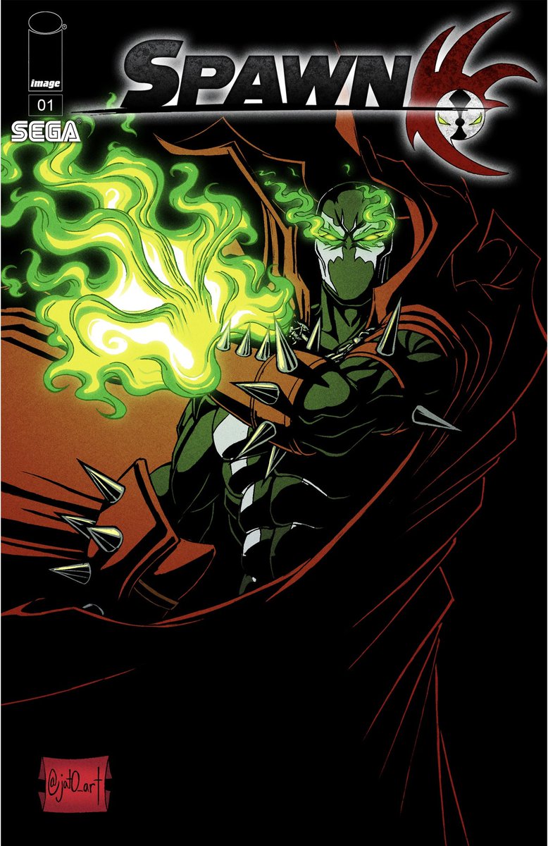 Here's a Spawn only cover because Shadow covered a lot of detail