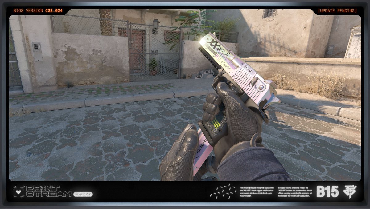 Ozzny_CS2's tweet photo. The creator of the 'Printstream' skins announced he re-made all the already in-game skins with the new weapon models & the Pearlescent effect fixed 💎

He also announced the AWP & AK-47 Printstream 👀