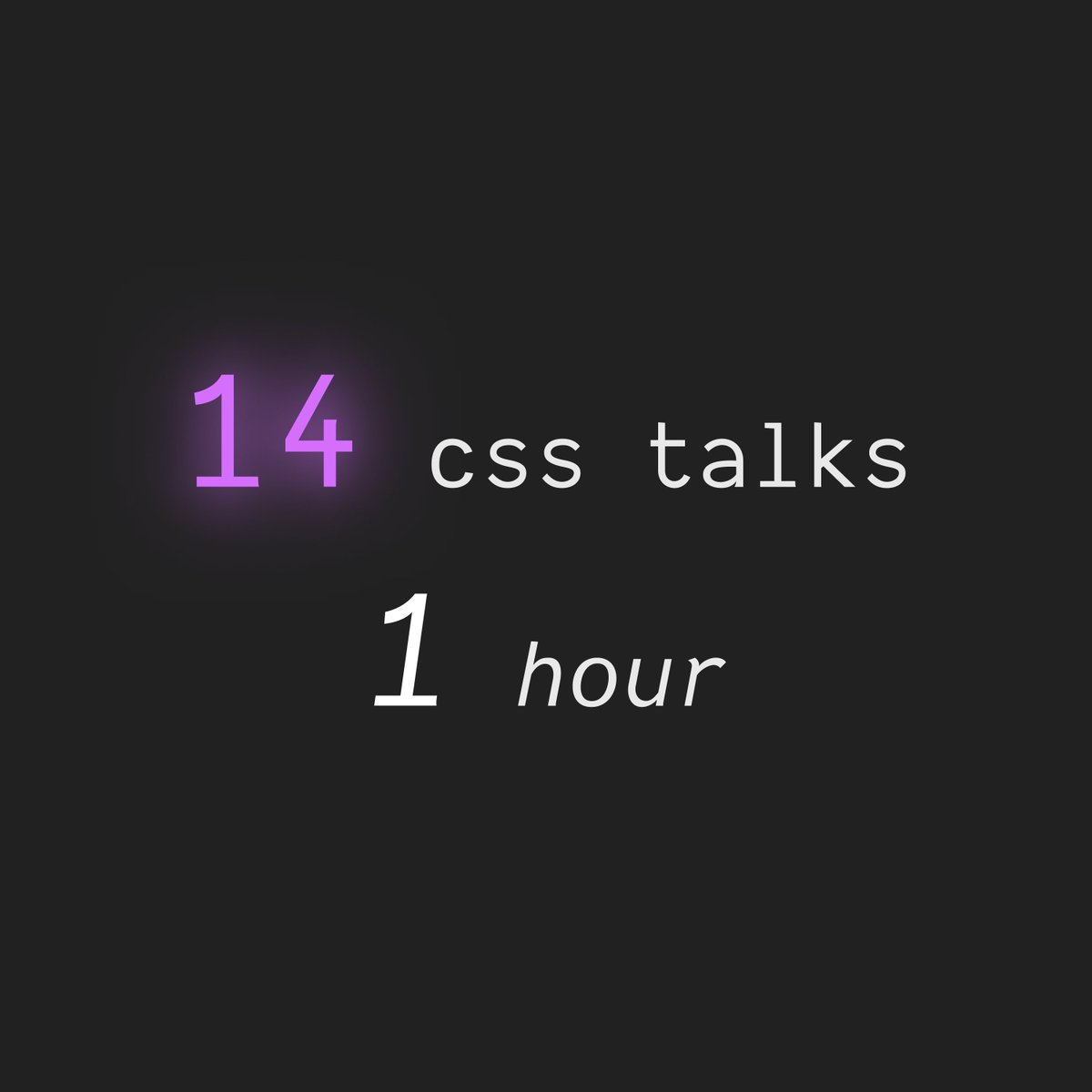 badatcss (@badatcss) on Twitter photo Get a recap of 13 hours of CSS talks in just one hour. b/c talks at <a href="/CSSDayConf/">CSS Day conference</a> were not to be missed.
youtube.com/watch?v=4q8vaa… Get a recap of 13 hours of CSS talks in just one hour. b/c talks at <a href="/CSSDayConf/">CSS Day conference</a> were not to be missed.
youtube.com/watch?v=4q8vaa…