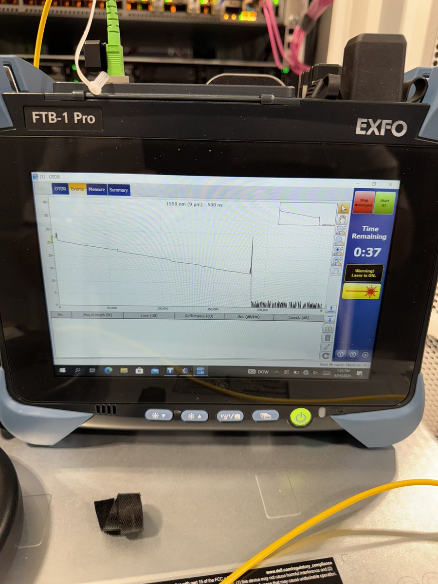 We are onsite in New Jersey today troubleshooting a dark fiber in our metro network. After weeks of back and forth between datacenter and fiber vendor, we finally just got on a plane to fix it ourselves. Glad we pay huge setup and MRC to datacenters for damaged patch cords.