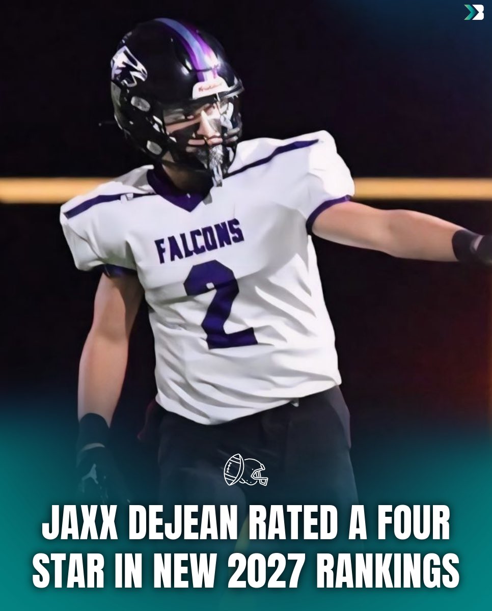 🚨BREAKING🚨

Jaxx DeJean has been rated a four star by 247 Sports 🔥

Currently ranked the 26th prospect in the nation and the 5th ranked athlete in the nation.

The only prospect ranked in Iowa making him the #1 prospect in Iowa!