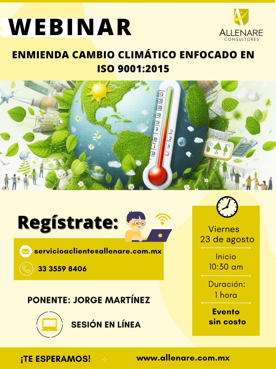allenare's tweet photo. Enmienda del cambio climático en las normas ISO de sistemas de gestión existentes ¿Ya lo estás considerando dentro de tu sistema de gestión?... https://t.co/DDdKVq6lDF