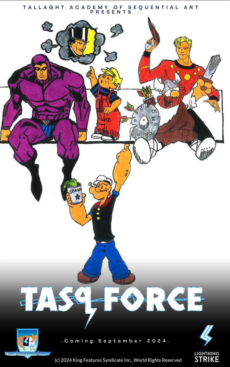 tasqart's tweet photo. At 2.30pm @m_gearoid and @Eoin_tweets host 'Comic Strip Heroes- Blasting From the Past into the Future!'- discussing notable comic strip projects such as #FlashGordon #AsGaeilge, #ThePhantom, #Popeye and many more.
5/10 https://t.co/72ksxr3YR5