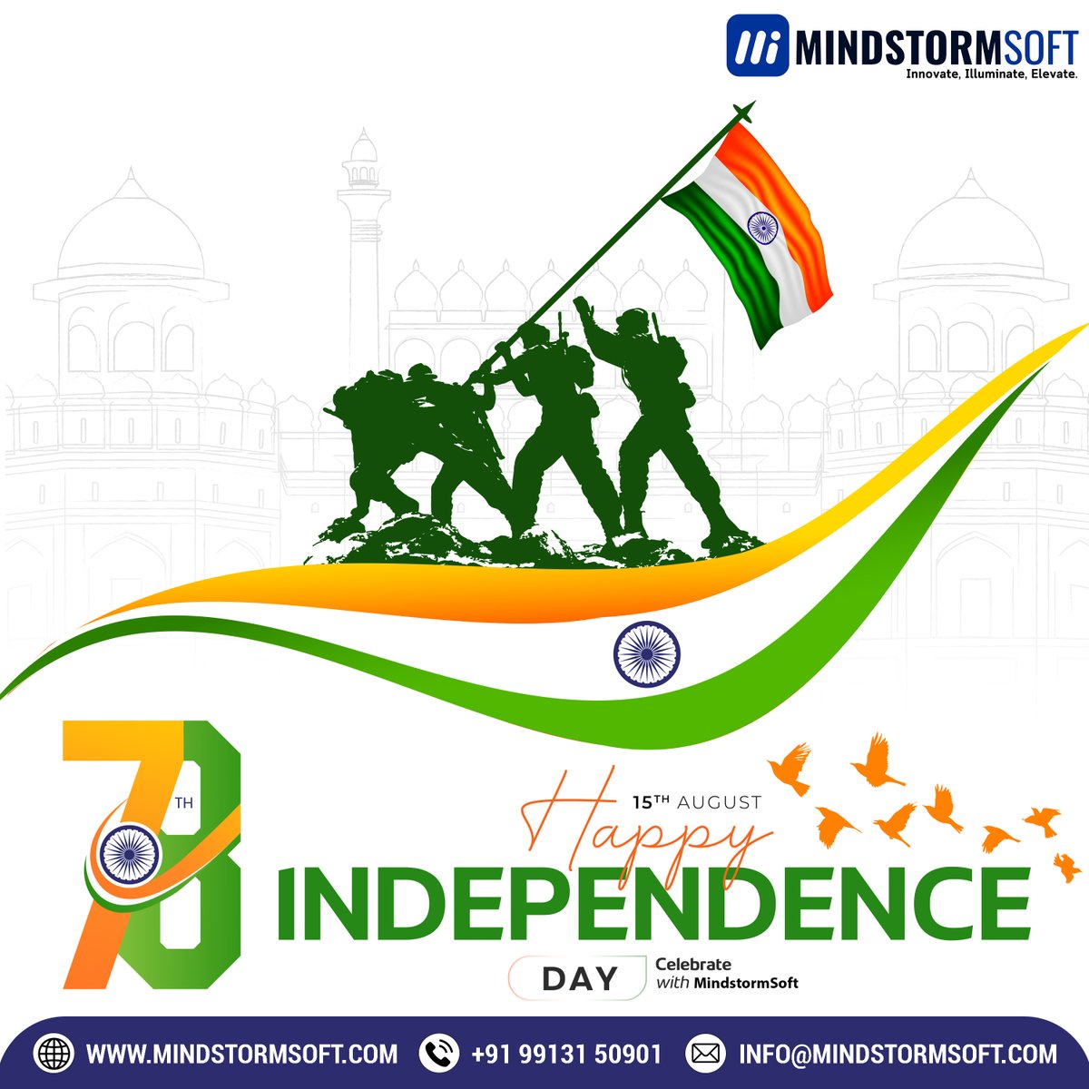 mindstorm_soft's tweet photo. MindstormSoft, we celebrate the freedom to innovate and the power of technology to transform lives. With every challenge we conquer and every idea we craft, we push the boundaries of what's possible.
#IndependenceDay #InnovationUnleashed #FreedomToCreate #ITInspiration https://t.co/MWDPOp4S0H