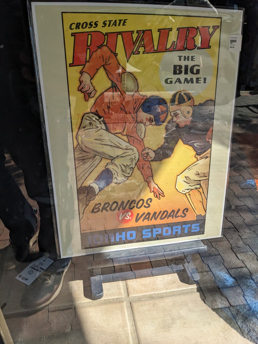 B. David Tyler (@drbdt) on Twitter photo <a href="/KnowRivalry/">Know Rivalry</a> <a href="/MattBrownEP/">Matt Brown</a> I can't believe I spent almost a week in Idaho (left this morning) and DIDN'T see this.
The best I got was this vintage poster. <a href="/KnowRivalry/">Know Rivalry</a> <a href="/MattBrownEP/">Matt Brown</a> I can't believe I spent almost a week in Idaho (left this morning) and DIDN'T see this.
The best I got was this vintage poster.