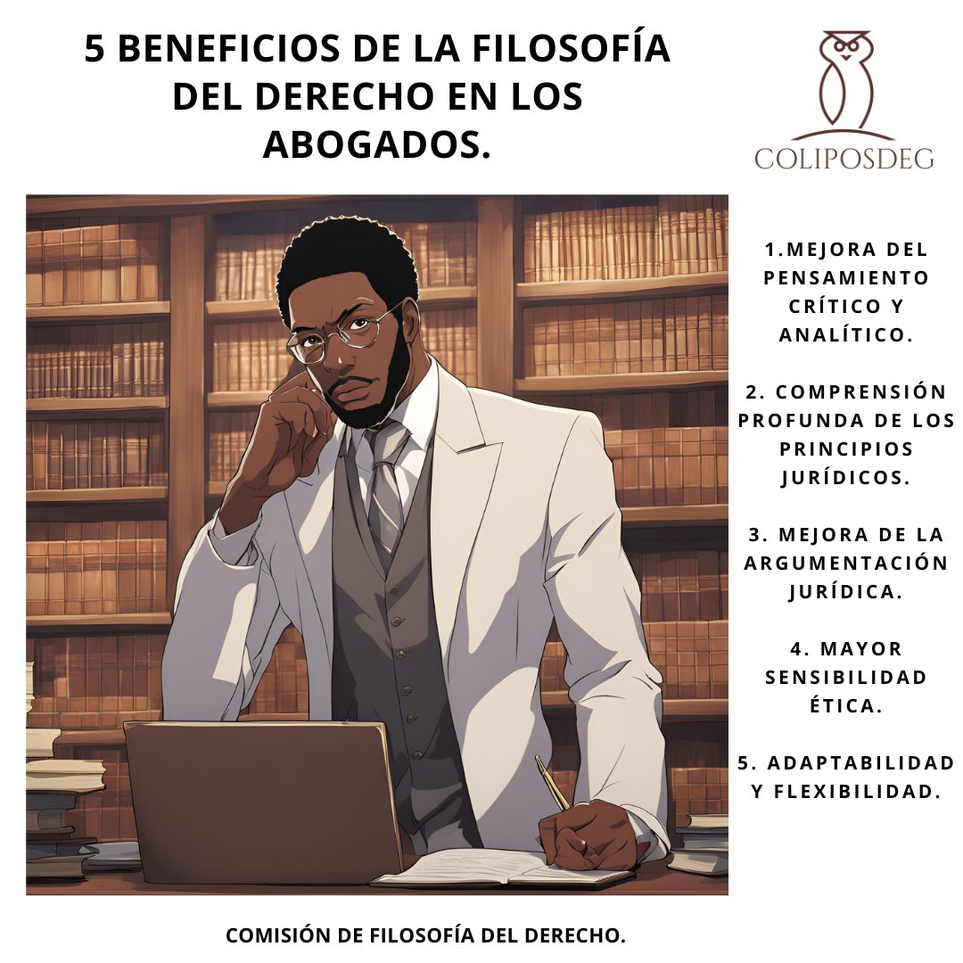 coliposdeg's tweet photo. LA IMPORTANCIA DE LA FILOSOFÍA DEL DERECHO... https://t.co/agSJGe4oqu