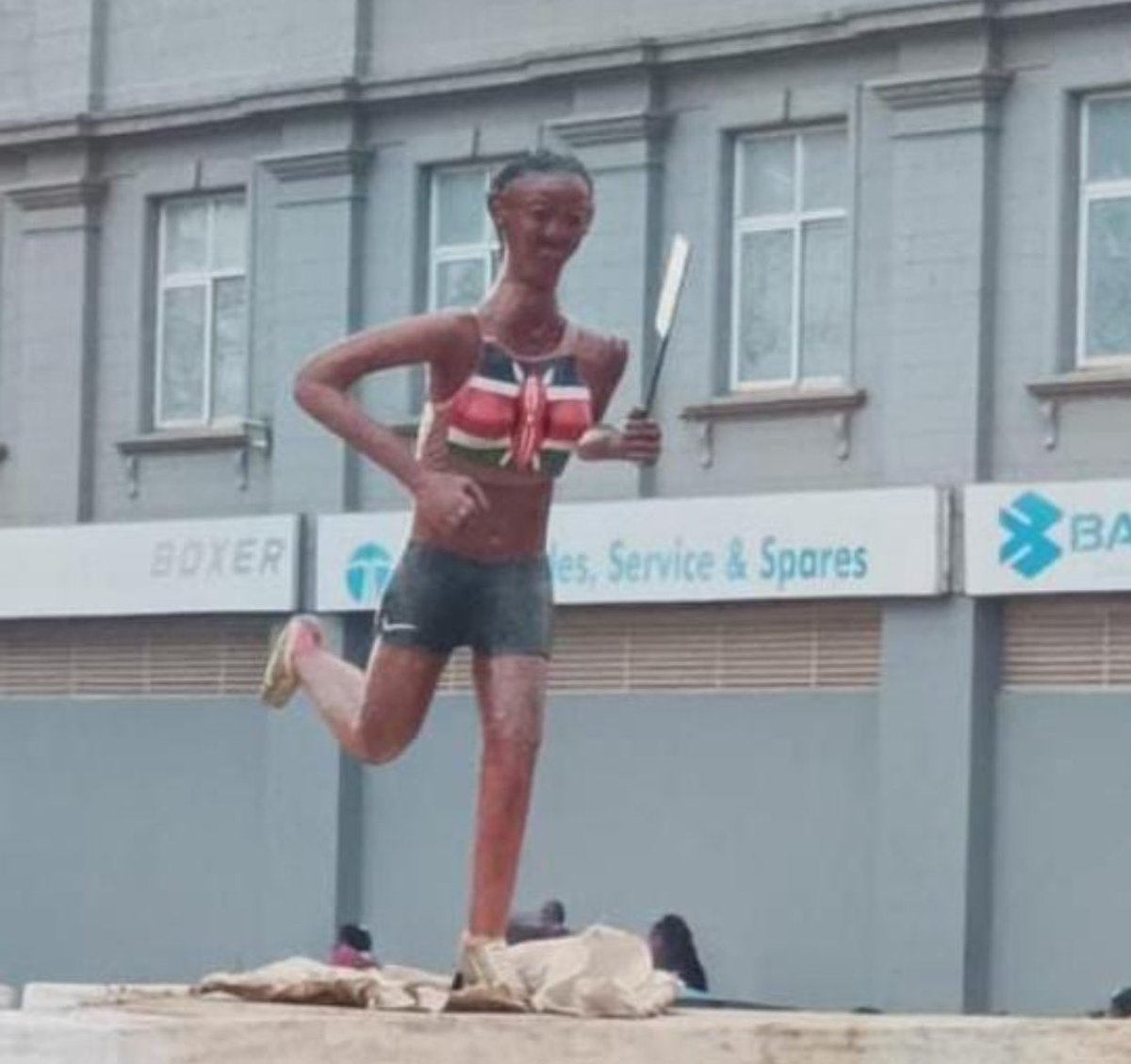 Dennis Okeyo (@dennisokeyo) on Twitter photo Eldoret City set to honour multiple Olympic Champion Faith Kipyegon with a statue, the sculptor should be arrested immediately Eldoret City set to honour multiple Olympic Champion Faith Kipyegon with a statue, the sculptor should be arrested immediately