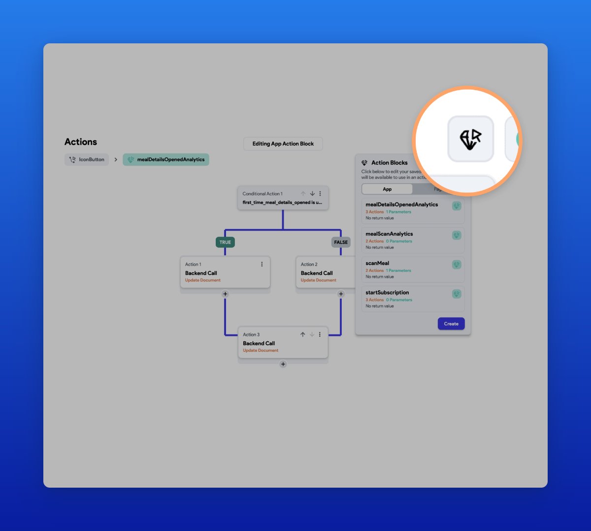 digitalmakeryio's tweet image. This little button's saved me hours in #flutterflow.
It allows you to create Action Blocks. Here's what they are good for: