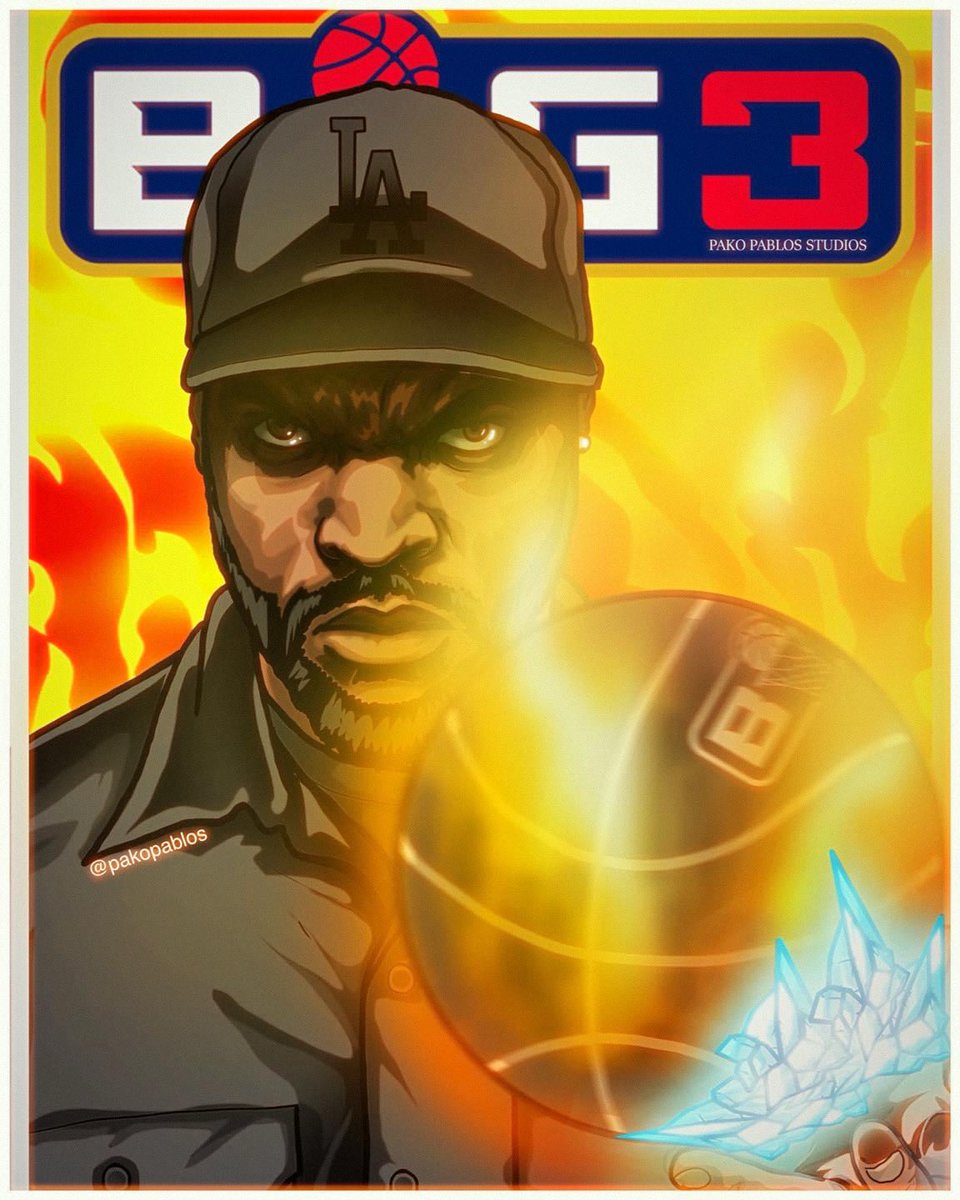 PakoPablos's tweet photo. It’s not #Friday but when @icecube and the @thebig3 get to play against #olympic #champions on a 3x3 #basketball game deserves recognition!
🔥🔥🔥🔥
Can’t wait to see it!
.
.
.
#pakopablos #art #artist #westside #LA #westcoast #OG #icecube #big3 #baller #ballislife #anime https://t.co/6YPu0cTGdz