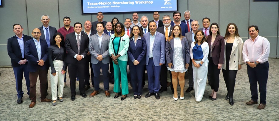 Agradecemos a Texas A&amp;M Transportation Institute por la invitación al Texas-Mexico Nearshoring Workshop