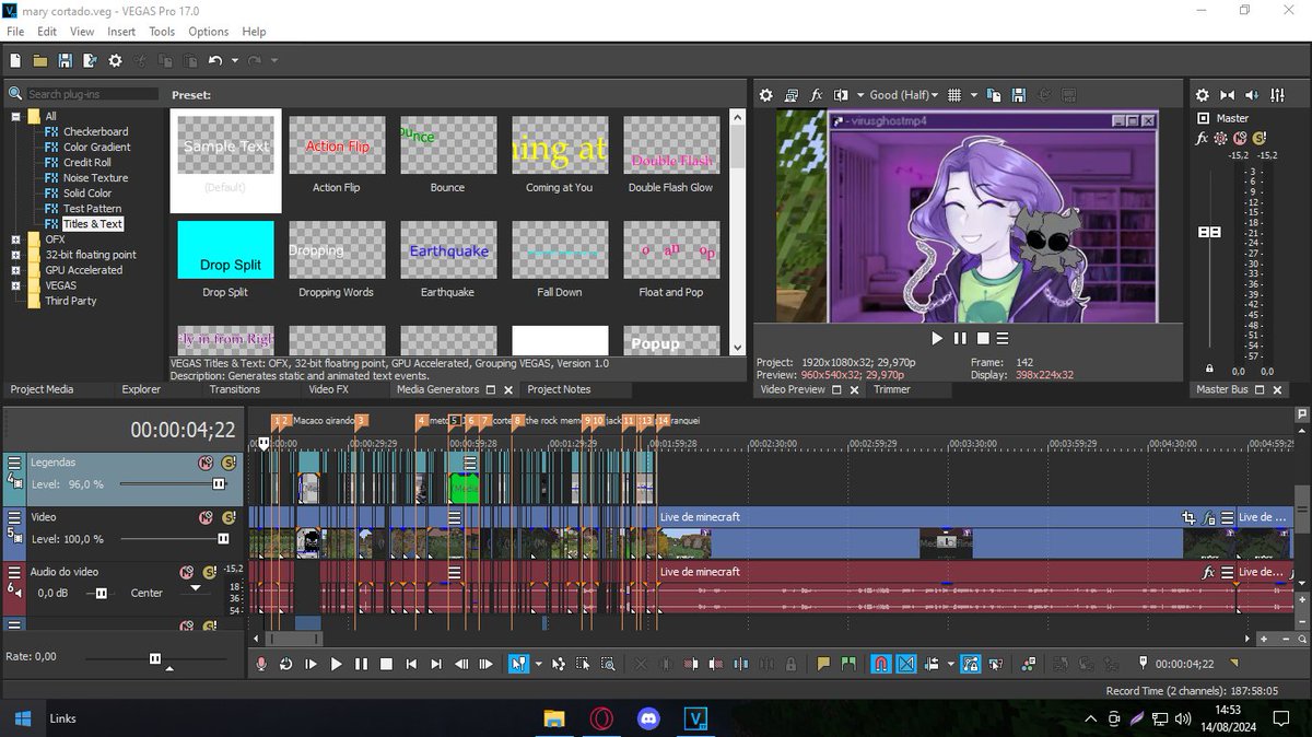 DofitosEditor's tweet image. Eu to definitivamente enferrujado em editar vídeos, tudo bem que e um processo que demora, mas acabei passando quase 1 hora pra editar incríveis 2 Minutos de um vídeo com media de 20 Minutos  

Editores que estão vendo o pôster, alguma dica pra otimizar o tempo?
#Editor